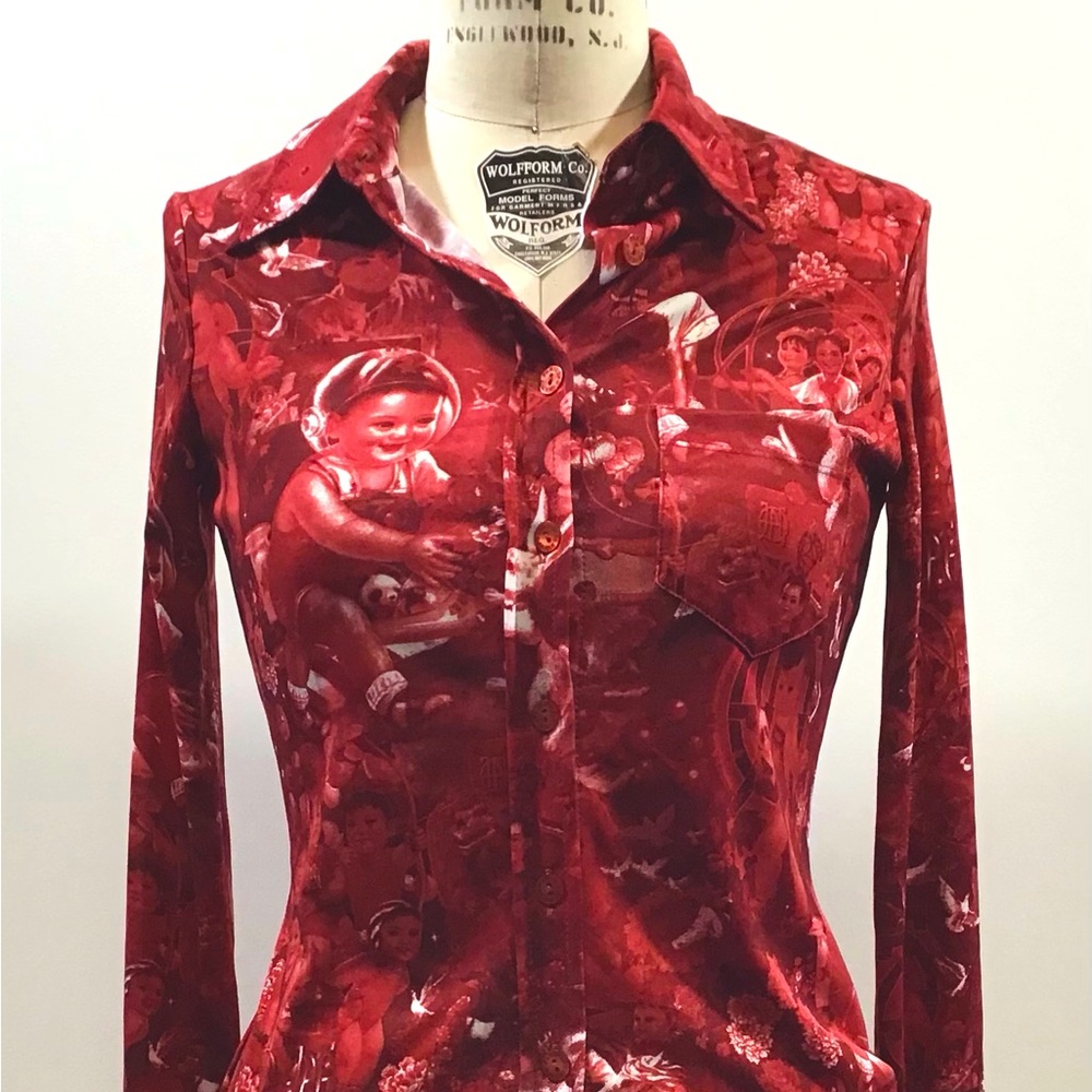 JPG Jeans Women’s button front shirt